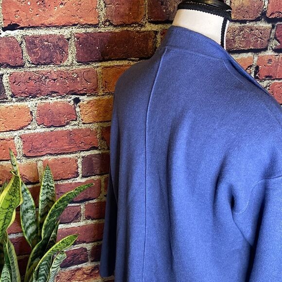 Sioni Athleisure Light Blue Soft Cozy Open Cardigan with Pockets Size M - Picture 9 of 11